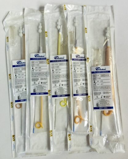 Pigtail pcn catheter with or without needle OEM supplier manufacturer exporter from Delhi India