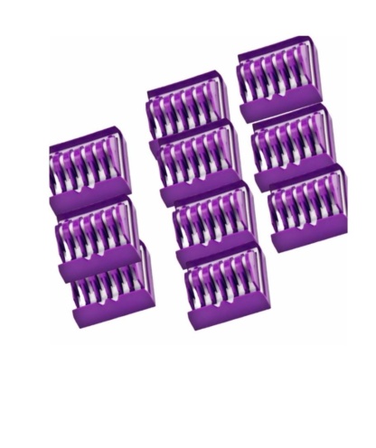 PROLOK Polymer Ligating Clip (Green, Purple, Brown) by Surgimedex (1 Box of 14 cartridges) - Image 2