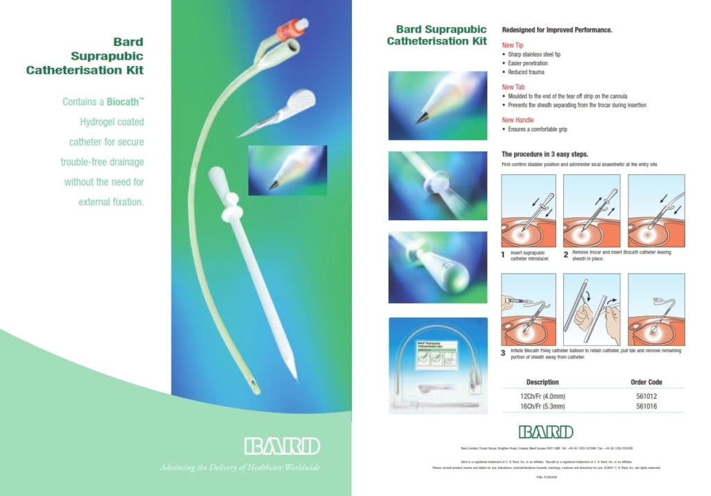 BARD® Suprapubic Catheterisation Kit with BIOCATH® Online in India
