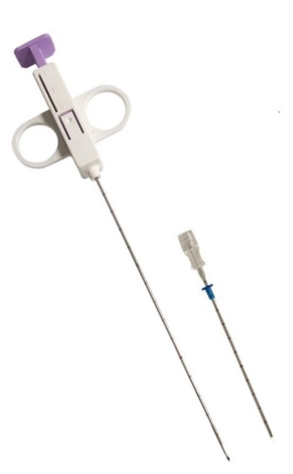 semi auto biopsy with coax needle